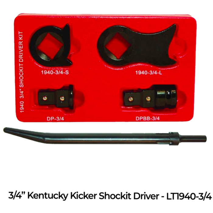 SHOCKIT® Driver 1/2, 3/8, 3/4 Remove Seized Nuts Bolts – Kentucky Kicker