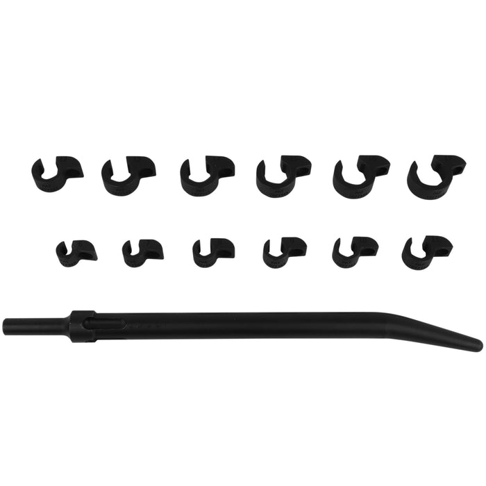 SHOCKIT® Line Wrench Socket Sets - Automotive/Hydraulic Line Fittings Removal 13-Piece Sae, 12-Piece Metric