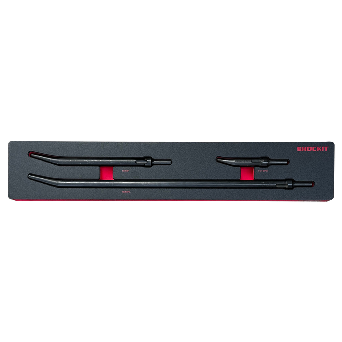 SHOCKIT® Punch Kit in HD EVA Foam Tray – Non-Turning Slots, .401 Shank Size, Multiple Punch Sizes 5.5” – 22”