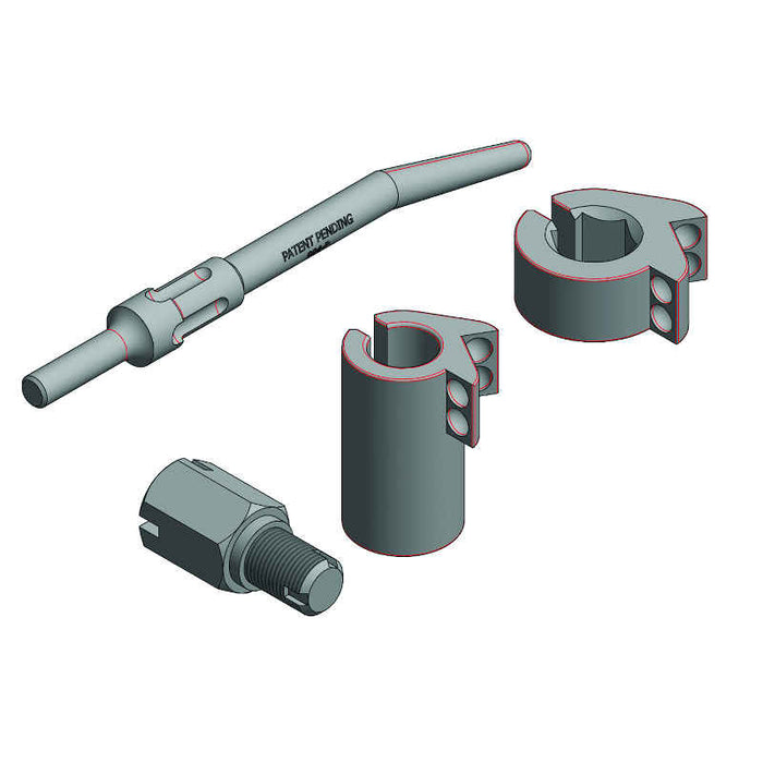 SHOCKIT® Socket O2 Sensor Frozen/Obstructed Removal Kit Air Hammer Powered 4-Piece – LT994