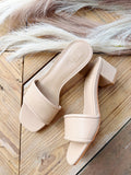Shu Shop Finley Heels In Nude - Infinity Raine
