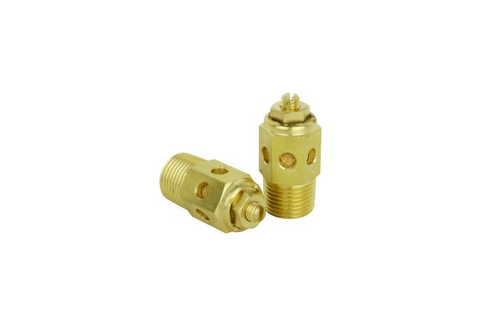 Speed Control Exhaust Muffler, 3/8” MNPT - 40 Micron Sintered Bronze Silencer/Diffuse Air & Noise Reducer