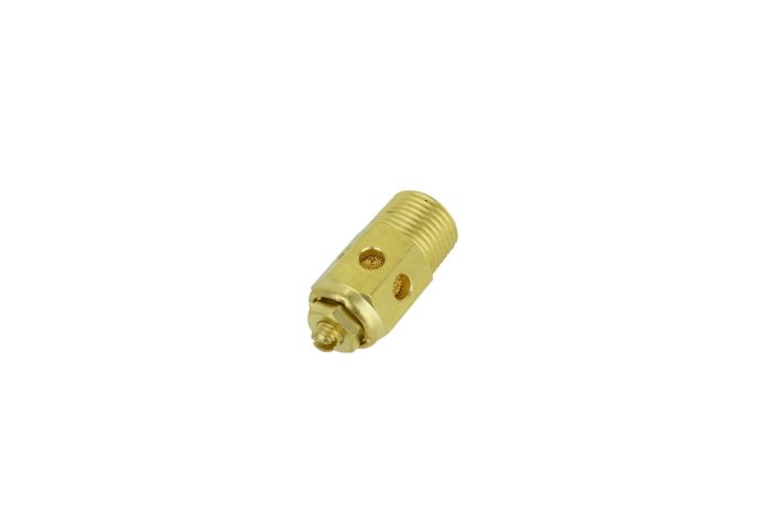 Speed Control Exhaust Muffler, 3/8” MNPT - 40 Micron Sintered Bronze Silencer/Diffuse Air & Noise Reducer
