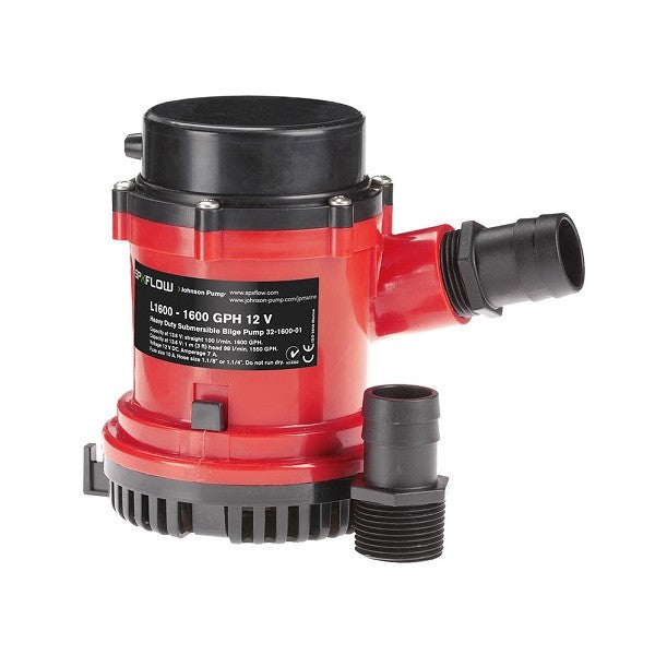 SPX Heavy Duty Bilge Pump 1600 GPH to 4000 GPH - Bosuns Boat