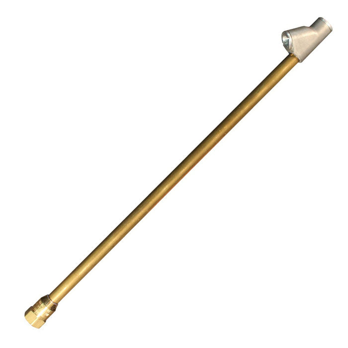 Straight Foot Dual Head Air Chuck for Tire Pressure Guage, 12" Extended Reach, 1/4" FNPT, 150 PSI, Truck, Tractor Trailer, Semi Truck, Dually, RV & Car, S-693-12
