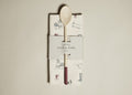 Tea towel and Wooden Spoon Gift Set: Bertie gardening print