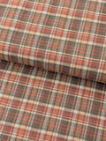 Textile Pantry - Madras Plaid Yarn Dyed Cotton Fabric - Brown & Red