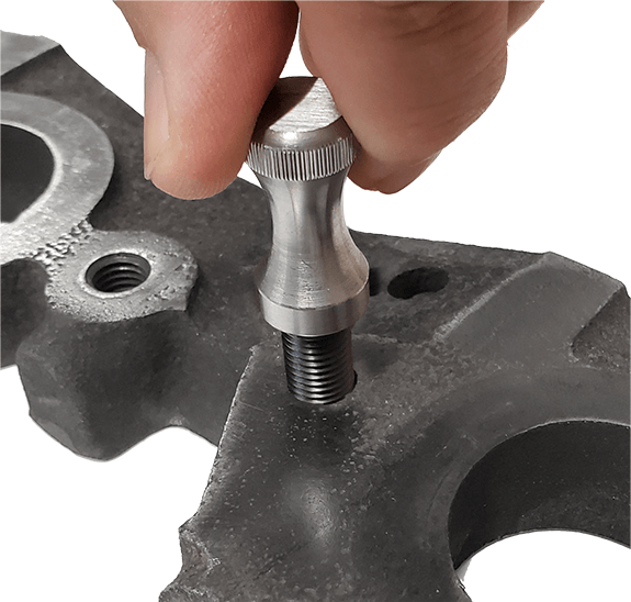 Thread Repair Kit with 8MM Black Oxide Inserts For Exhaust Manifold Bolts And More