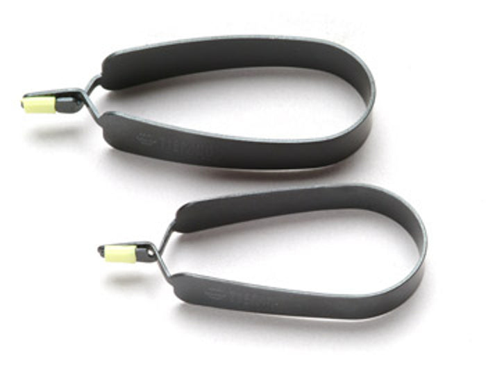 Tiemco hackle pliers – precision fly tying tool for gripping and wrapping hackle feathers securely around dry flies, nymphs, and soft hackles.”