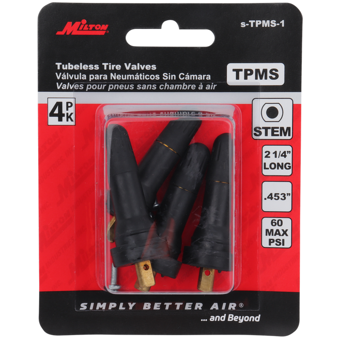 Tire Rubber Valve Stem - Pack 4 or 50 - Parallel