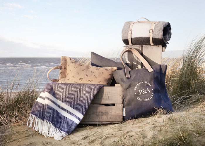 Totes: Navy Jute