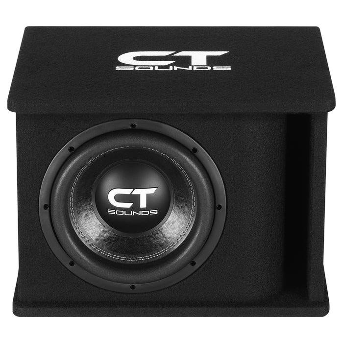 TROPO-1X10D2 // Single 10” 1300W Loaded Ported Car Subwoofer Box