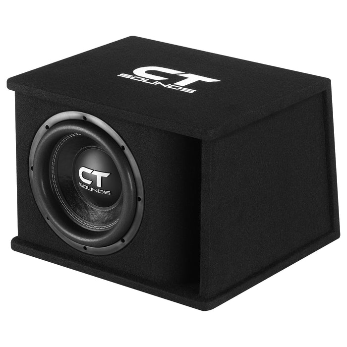 TROPO-1X10D2 // Single 10” 1300W Loaded Ported Car Subwoofer Box