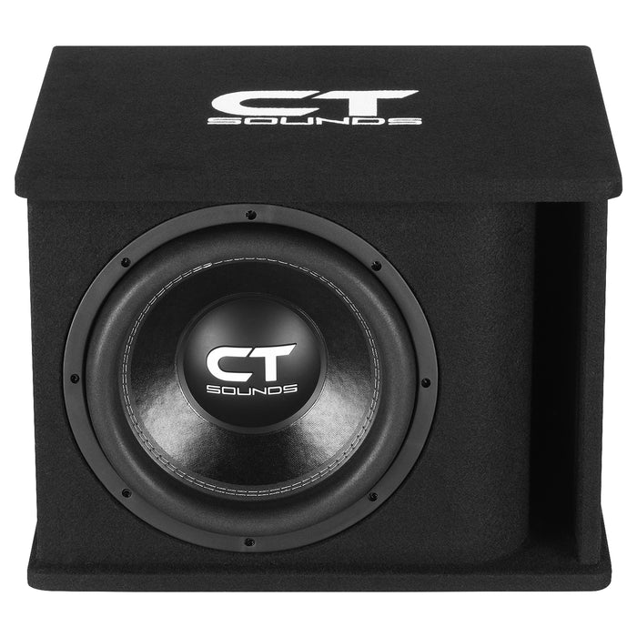 TROPO-1X12D2 // Single 12” 1300W Loaded Ported Car Subwoofer Box