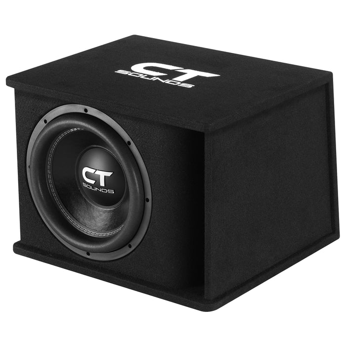 TROPO-1X12D2 // Single 12” 1300W Loaded Ported Car Subwoofer Box