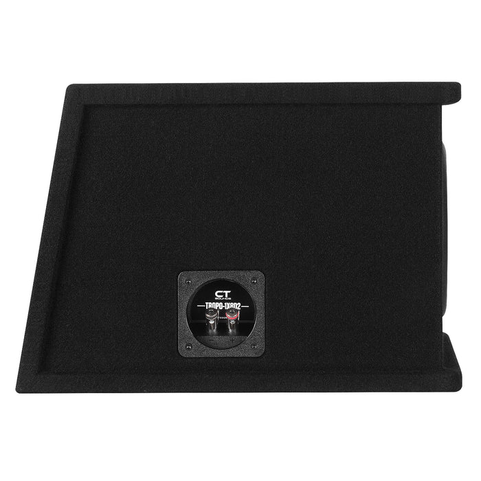 TROPO-1X8D2 // Single 8” 800W Loaded Ported Car Subwoofer Box