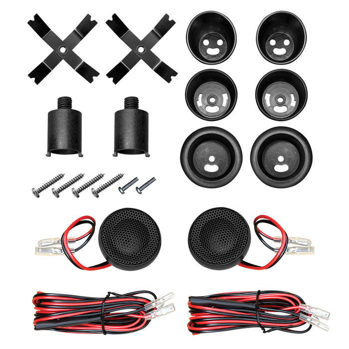 TROPO-20-TWT // 0.8" 60 Watt Silk-Dome Tweeters, Pair