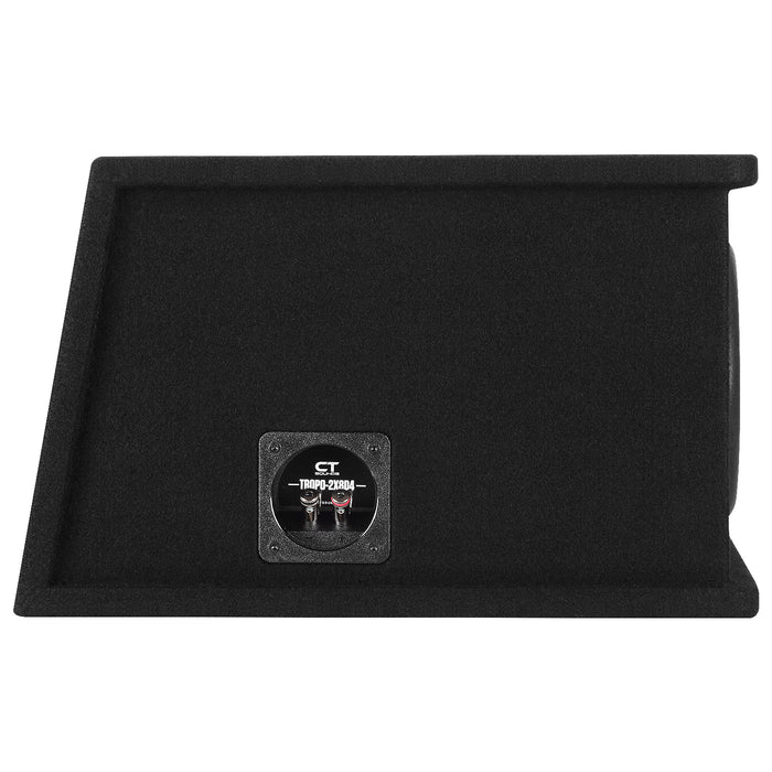 TROPO-2X8D4 // Dual 8” 1600W Loaded Ported Car Subwoofer Box