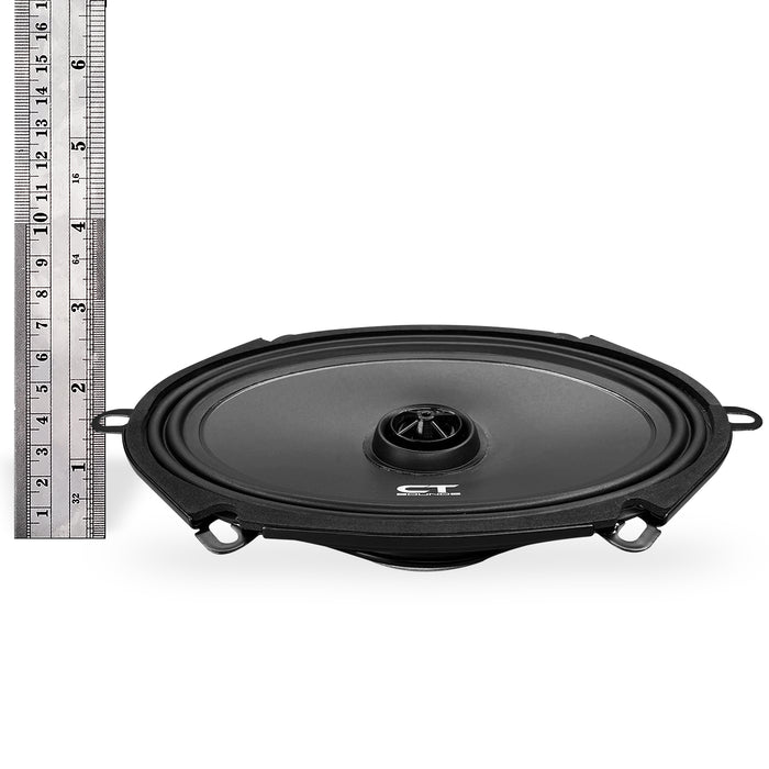 TROPO-5X7-COX // 60 Watts RMS 5x7" Shallow-Mount Car Speakers, Pair