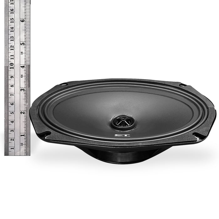 TROPO-6X9-COX // 80 Watts RMS 6x9" Shallow-Mount Car Speakers, Pair