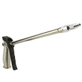 Turbo Pistol Grip Blow Gun - 10" Extended Reach and Adjustable Nozzle - 40 CFM - 230 Max PSI (S-182)