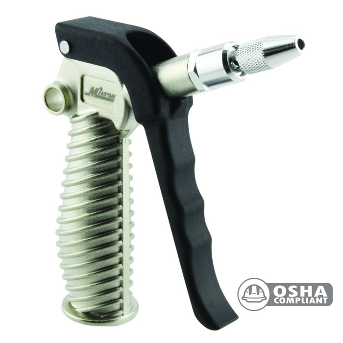 Turbo Pistol Grip Blow Gun - Adjustable Nozzle - 42 CFM - 230 Max PSI (S-181)