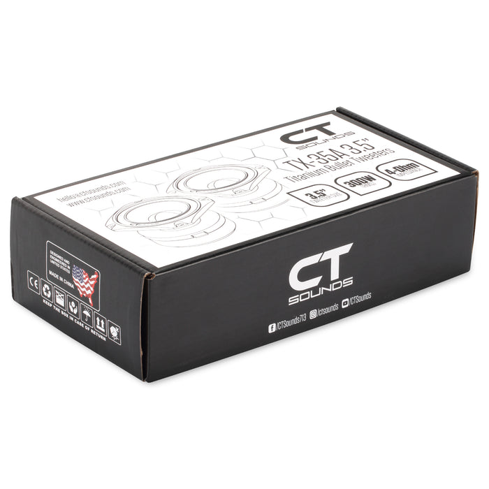 TX-35A // 3.5" 600 Watt Titanium Super Tweeters, Pair