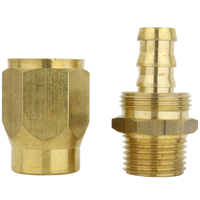 ULR Hose 1/2" Air Hose Assembly Repair Fitting -  1/2" MNPT Fixed