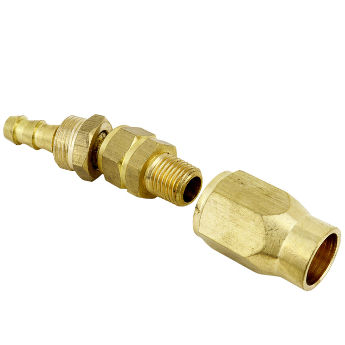ULR Hose 3/8" Air Hose Assembly Repair Fitting - 1/4" MNPT Swivel