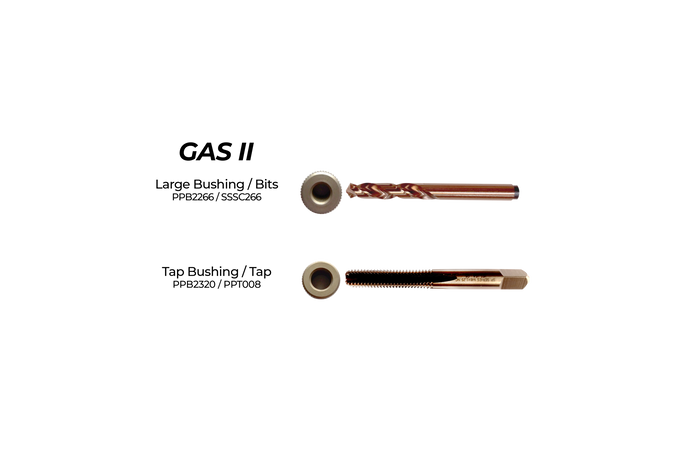Upgrade Kit to Extractorless Broken Bolt Repair: Drill Bit, Bushing Tap ProKit - Gas/Diesel Engines