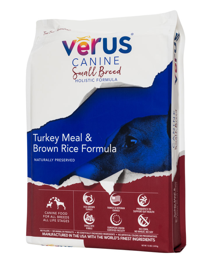VēRUS pet Foods Small Breed Turkey Meal & Brown Rice Formula