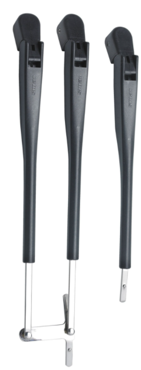 VETUS BLACK WIPER ARMS without TAPER - Bosuns Boat