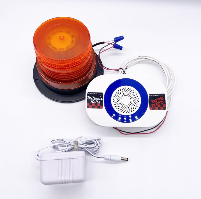 Strobe Light wired to wireless Chime with low voltage wire