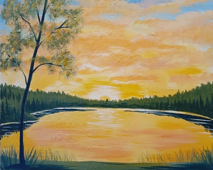 Yellow Lake Sunset