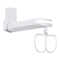 An image of a Michael Todd Beauty device with a pair of Younilook Cosmetic Readers attached, designed for portable vision assistance. visible_badge