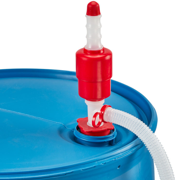 ZE10020W - Polyethylene/Polypropylene Siphon Drum Pump with Hose (5 Gallons Per Minute)