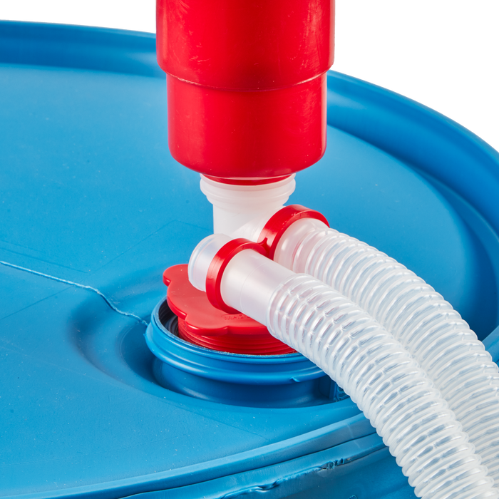 ZE10020W - Polyethylene/Polypropylene Siphon Drum Pump with Hose (5 Gallons Per Minute)