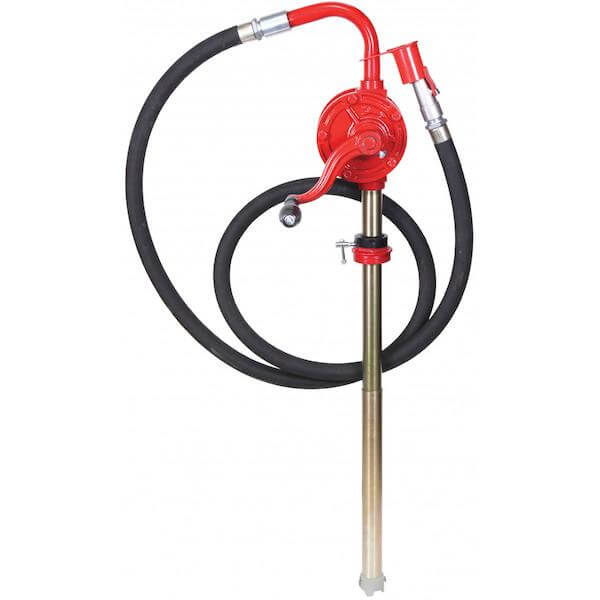 zeeline cast iron rotary pump with hose