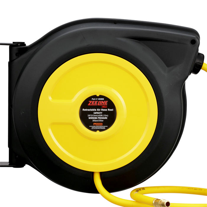 ZE1459NS – 50-ft. Closed Air Hose Reel w/Hybrid Polymer Hose