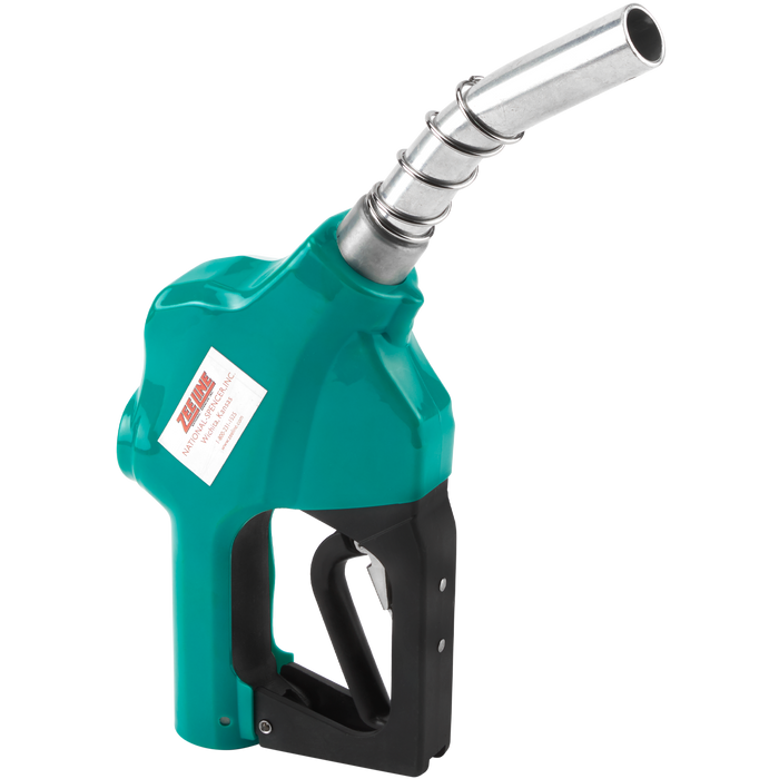 ZE1543 - Green Fuel Nozzle with Curved Spout