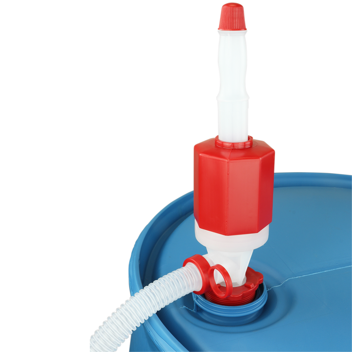 ZE369W - Polyethylene/Polypropylene Siphon Drum Pump with Hose (7 Gallons Per Minute)