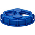 ZE5792 - 6” Dual Bung IBC Center Cap (Blue)
