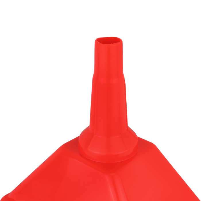 ZE764 - Polyethylene Funnel with Screen- 10 inch X 7 inch top