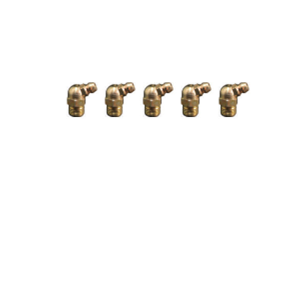 ZE79SP - 1/8" NPT 65 Degree Grease Fitting 5 Pack