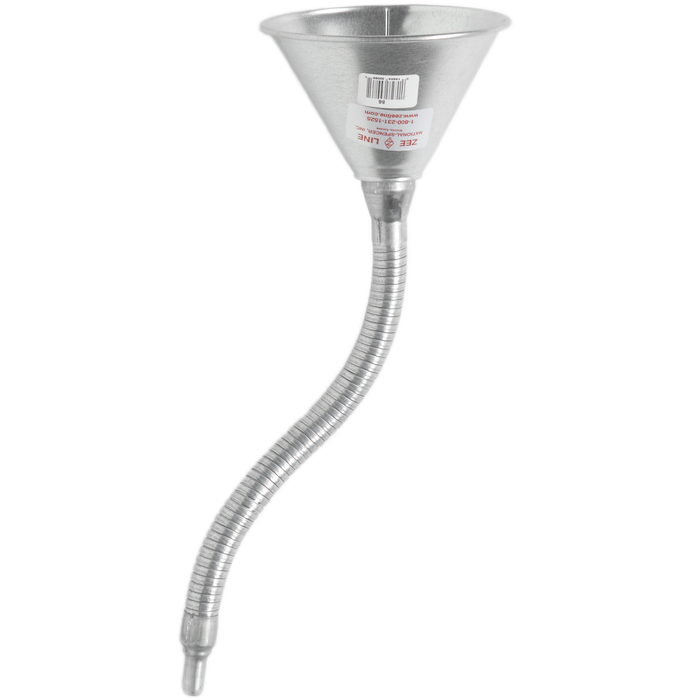 ZE86W - Funnel with Screen & 14 inch Flexible Metal Spout