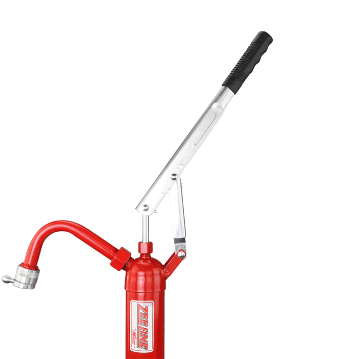 ZED-S1 - Hand Operated Lever Drum Pump, All Steel Body with Non-Drip Spout (1 Gallon Per 9 Strokes)