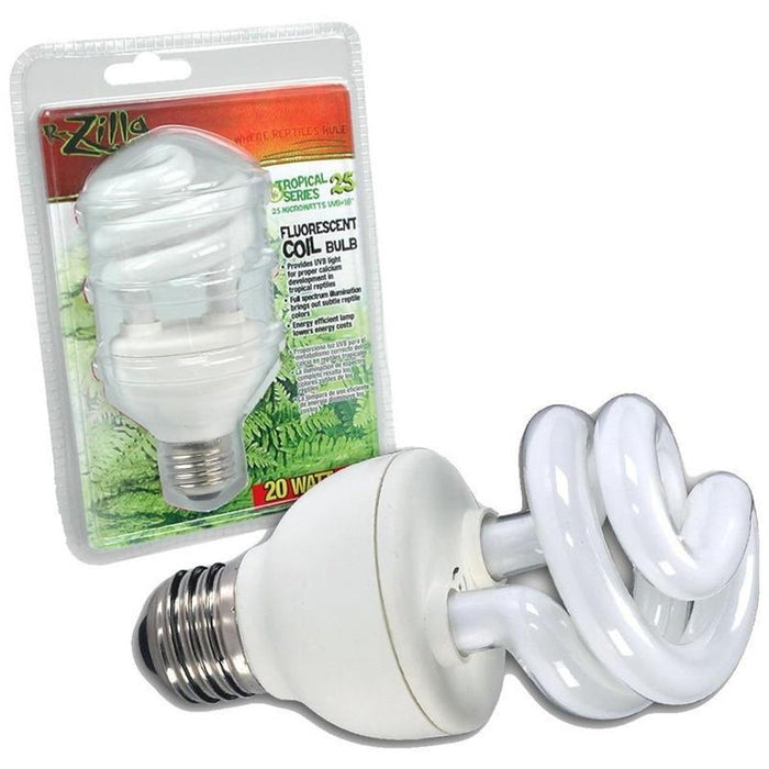 Zilla Tropical 25 UVB Fluorescent Coil Bulb