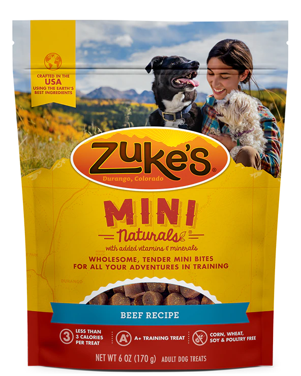 Zuke’s Mini Naturals Beef Recipe Dog Treats